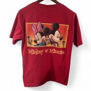 Vintage Men’s Disney Mickey & Minnie Graphic T-shirt Size Large